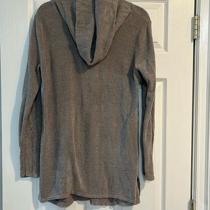 Barefoot dreams super soft cowl neck sweater size medium gray/taupe